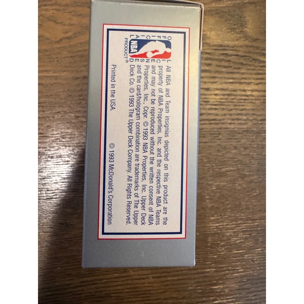 1993 Upper Deck McDonald's‎ NBA Fantasy Packs Complete 102 Card Set w/ Box